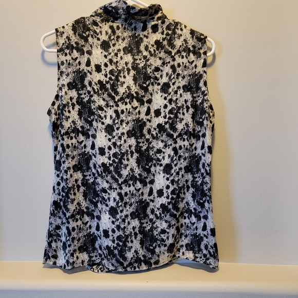Kasper blouse. Size M. Animal print. - Picture 2 of 4